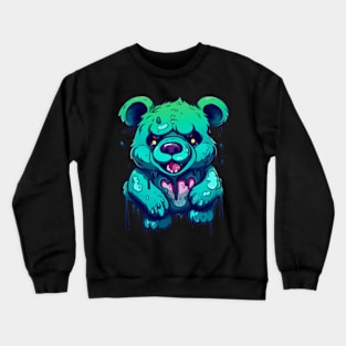 Grunge Teddy Bear Crewneck Sweatshirt